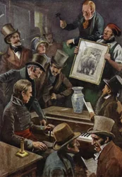 Le capitaine Dobbin achète un piano, et Mme Crawley achète un tableau